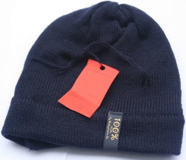 Beanie Schwarz/Blau