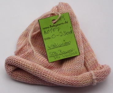 Rollmütze Rosa