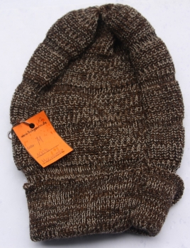 Beanie Braun meliert