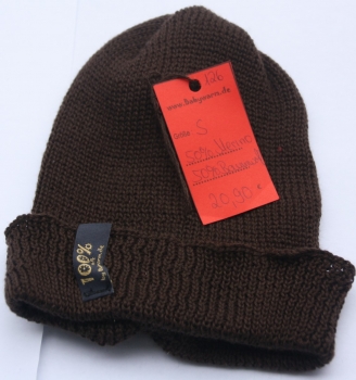 Beanie dunkelbraun
