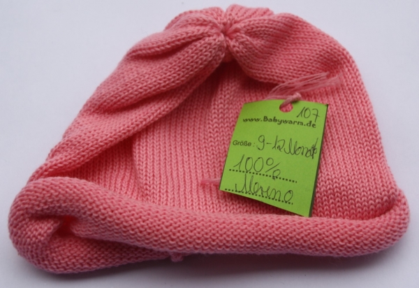 Rollmütze hellrosa