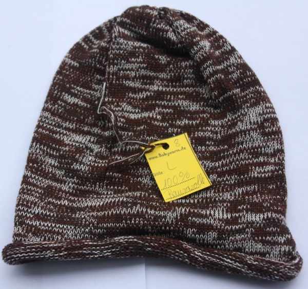 Beanie braun meliert